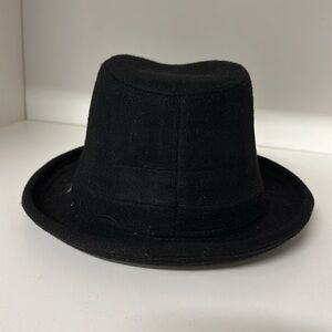 Emstate Wool Vintage Winner Caps Born in Empire  Black Brimmed Hat Mens Small